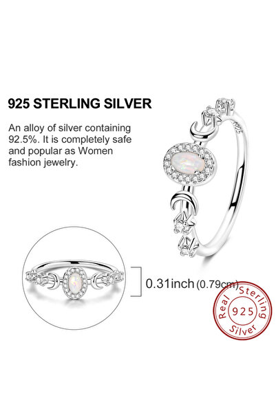 Choice57 7 KTR263 New 925 Sterling Silver Rings Firefly Hollow Rose Infinite ...