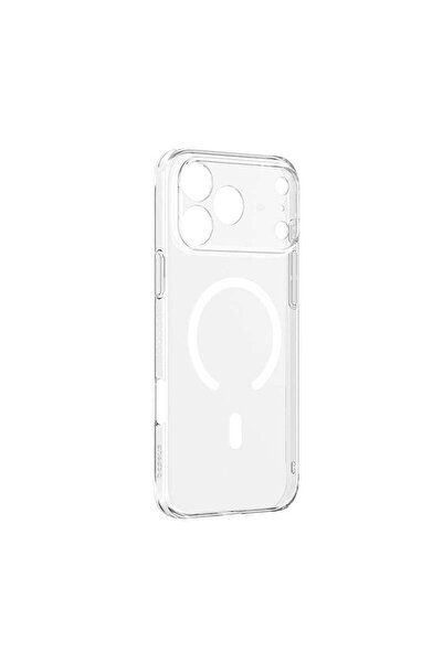 Baseus Husă compatibilă cu iPhone 17, MagSafe/Magnetică, din policarbonat, Tr...