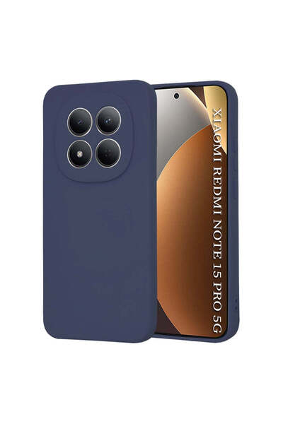 Techsuit Husă pentru Xiaomi Redmi Note 15 Pro 5G, SoftFlex, albastru marin - ...
