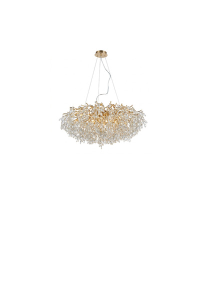 ٍSiera Light Serip Tris Round Gold Chandelier 6006