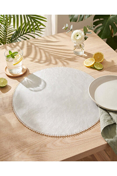 REDTAG Silver Round Placemat