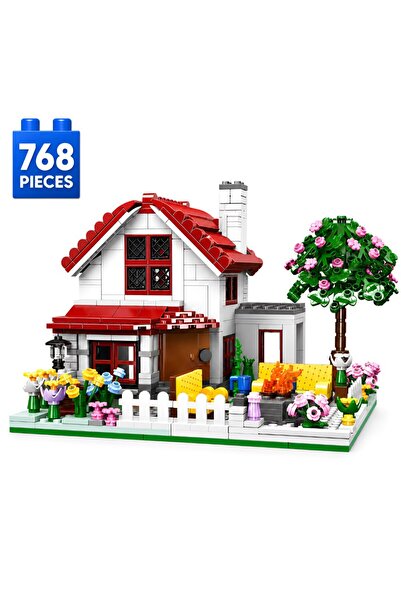 Minibric Set de Constructie cu Piese Tip Blocuri Construit 768 Piese ModernCo...