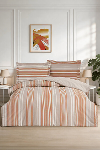Menderes Home La Notte Summer Road Ranforce Double Duvet Cover Set 200X220 + ...