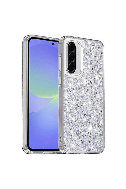 Techsuit Θήκη για Samsung Galaxy A36 5G, Λαμπερό Γκλίτερ, λευκό - λευκό