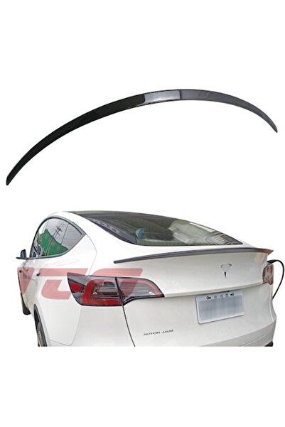 TESLA Spoiler portbagaj de performanță, negru lucios, pentru Model Y < 2024
