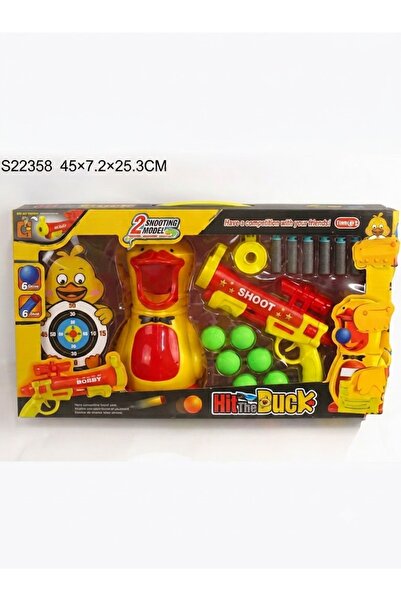 Generic Brand Duck Target Shooting Game Set – Air Popper Blaster Gun with Sof...