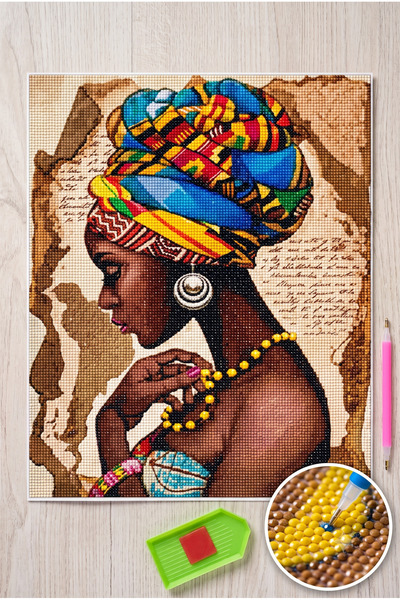 LİVA CRAFT Art & Craft Diamond Mosaic Painting, Diamond Painting Puzzle 40 X ...