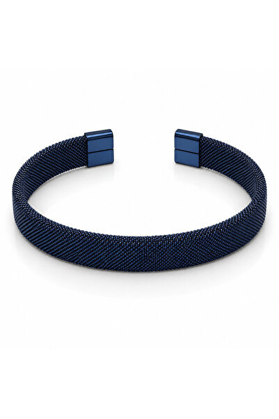 BELLA CİAO Women's Navy Blue Adjustable Mesh Bracelet - Nickel Free