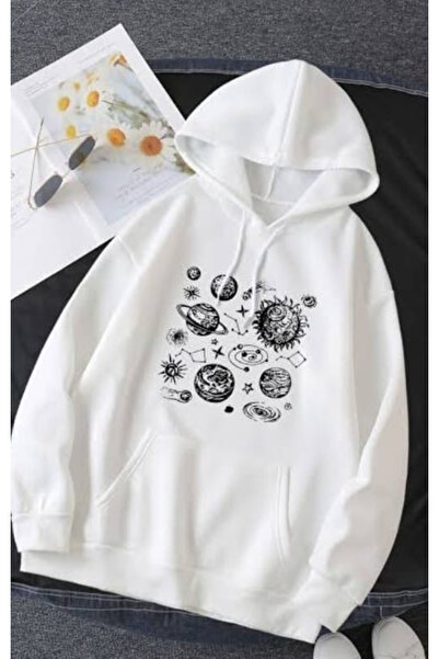 bellanova Unisex Printed Hooded Sweatshirt