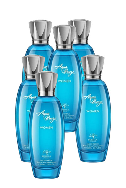 ROSELLA 6 قطع عطر أكوا بريز 100 مل