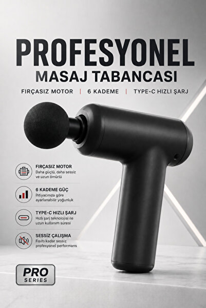 MO DOU Profesyonel Masaj Tabancası Şarjlı Massage Gun Mini Sporcu Masaj Aleti...