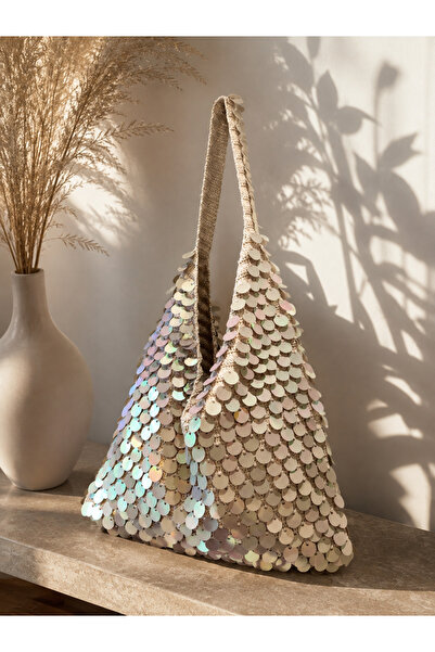 ARTTMACRAME Women's Hand Knitted Bag