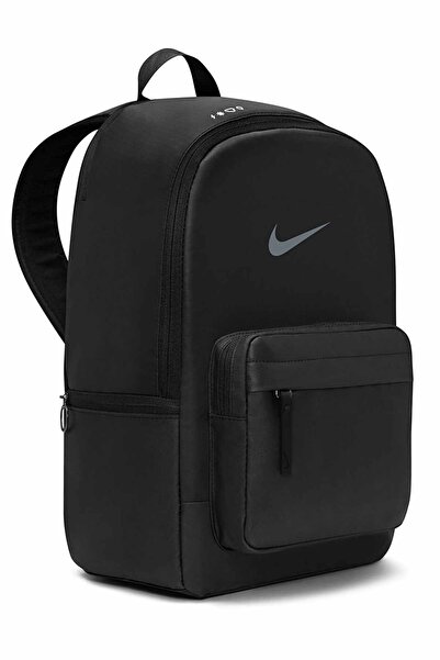 Nike Unisex Siyah Suya Dayanıklı Sırt Çantası Günlük Okul Spor ve Seyahat Çantası 23 Litre-En: 30 cm, Boy: 46 cm, Derinlik: 15 cm.