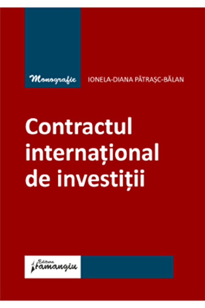 HAMANGIU Contractul international de investitii - Ionela-Diana Patrasc-Balan
