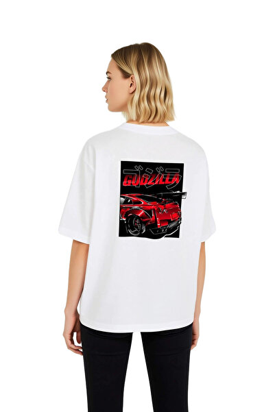 PayBuy Monster Car Power Motif Printed Women's Oversize T-Shirt