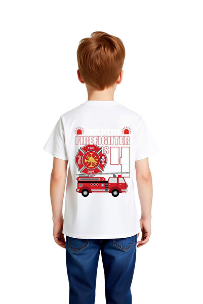PayBuy Little Fireman 11 Years Old Printed Kids T-Shirt