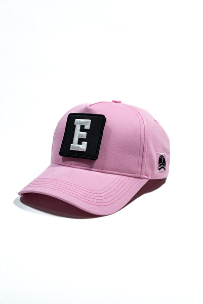 all hats Replaceable Patch Hat with Letter E Patch Detail |   Meshless Flat T...