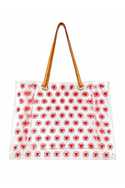 louis valentina Albanian Flag Pattern Beach Bag