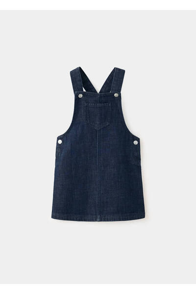 MANGO Baby Cepli denim jile elbise