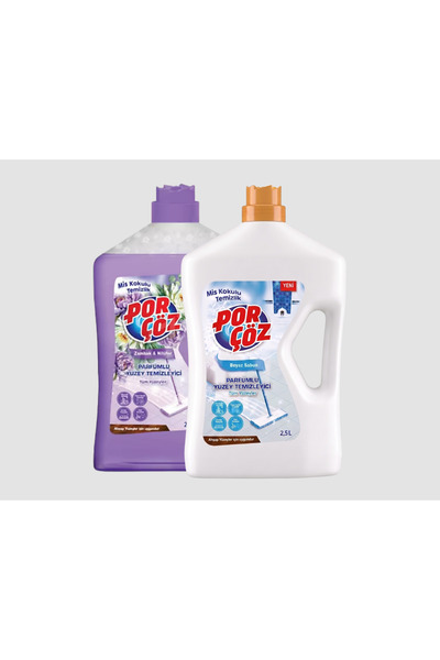 Porçöz BEYAZ SABUN&ZAMBAK,NİLÜFER YÜZEY TEMİZLEYİCİ 2.5L 1X1