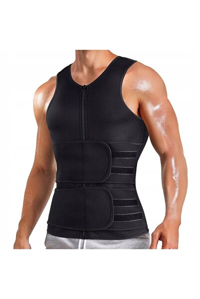 ITIMPORT Vestă de sală modelatoare din neopren pentru bărbați XXXL
