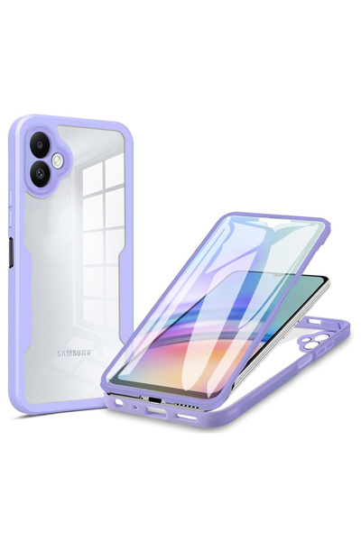Techsuit ColorVerse Σειρά 360 + Προστατευτικό Οθόνης Samsung Galaxy A06 Μωβ