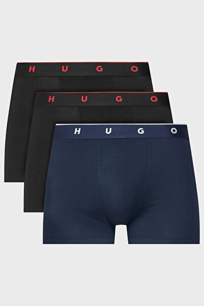 HUGO Logolu 3 Pack Boxer Erkek BOXER 50566294 961