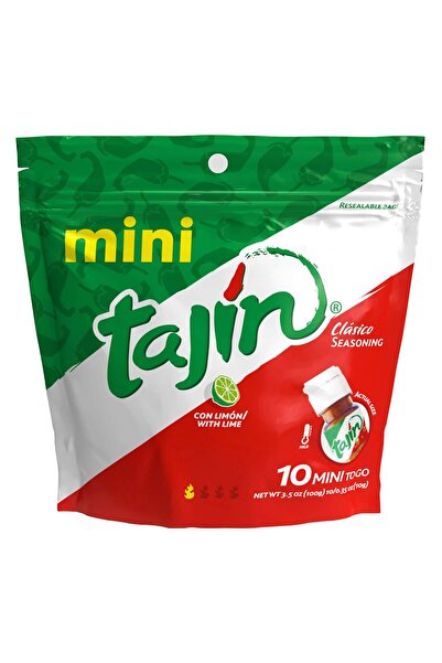 Tajin Clasico Seasoning Mini Pack, 10 Pcs - 100g