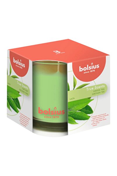Bolsius Set 2 x Lumanare Parfumata True Scents, in Pahar, Green Tea