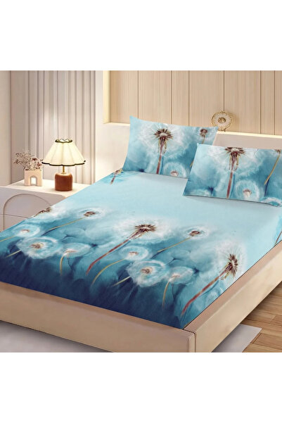 TextiLici Set Husă de pat cu elastic, FixOnBed, 160 x 200 cm, bumbac, 2 fete ...