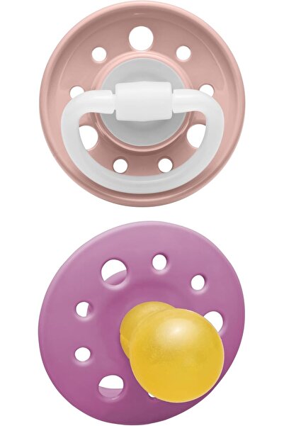 Nip Cherry Baby Pacifier 0-6M,2pc, Orthodontic Shaped Soother, 100% Natural L...