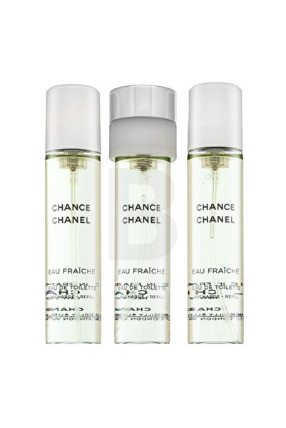 Chanel Chance Eau Fraiche – Refill Eau de Toilette for Women 3 x 20 ml