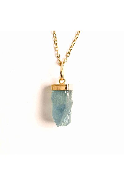craftmystic Εσωτερική Ηρεμία και Προστασία - Κολιέ από Ακατέργαστη Ακουαμαρίν...