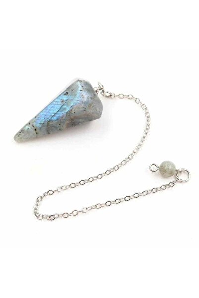 craftmystic Pendul din Labradorit cu Punct Hexagonal Instrument Precis pentru...