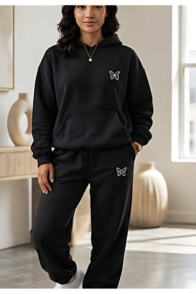 EFFRENATU Unisex Character Hooded Sweatshirt Set - Face and All-Over Surface ...