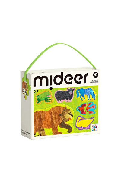 Mideer My First Puzzle Forest Animals 6-Piece First Puzzle Set 22 Pieces Ages 2+