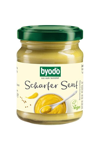 Byodo Muștar picant bio, fără gluten, 125ml