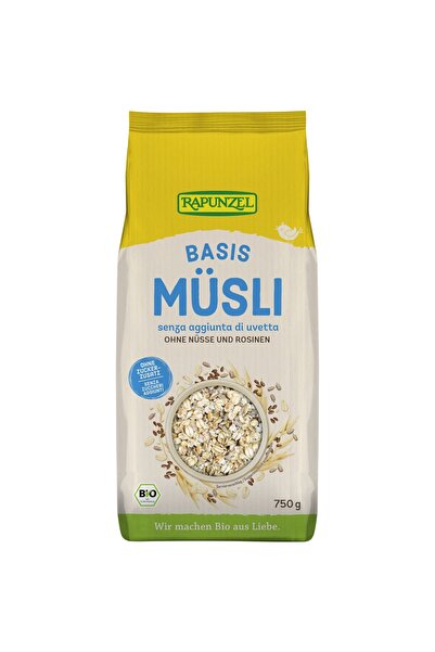 Rapunzel Muesli simplu, fără zahăr adăugat, bio, 750g