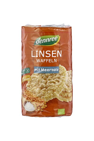 Dennree Napolitane din linte cu sare, fără gluten, bio, 100g