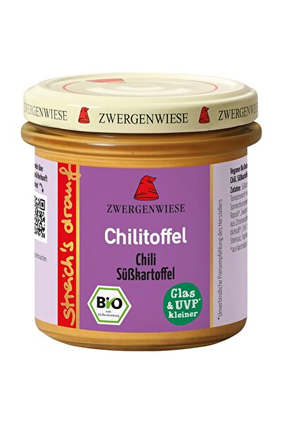 Zwergenwiese Cremă întregătoare cu ardei iute și cartof dulce, fără gluten, b...