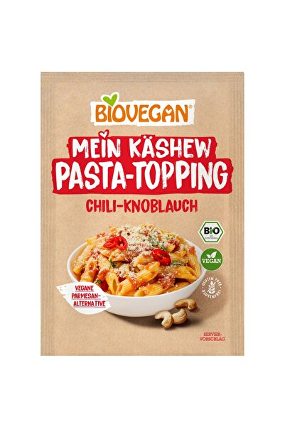 Biovegan Topping vegan din caju cu chili și usturoi pentru paste, fără gluten...