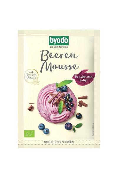 Byodo Amestec pentru mousse cu fructe de pădure, fără gluten, bio, 30g