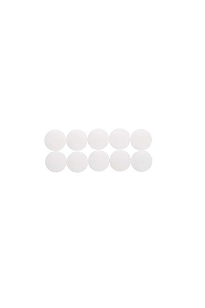 MAUL Round Shape Magnets, D32Mm, 0.80 Kg Force, 10 Pcs/Set, Solid - White