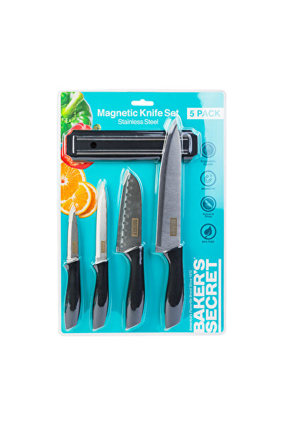 Alista Home Set de cuțite de bucătărie Baker Secret din 5 piese, cuțite din o...