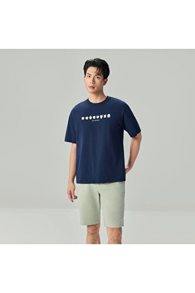 Giordano Men's Chiikawa Character Crew Neck Relaxed Graphic Tee