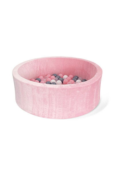 Alista Home Dry ball pit for children Ø90cm pink, foam play area for children...