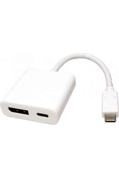 Roline Προσαρμογέας Οθόνης USB Type-C DisplayPort V1.2 + PD