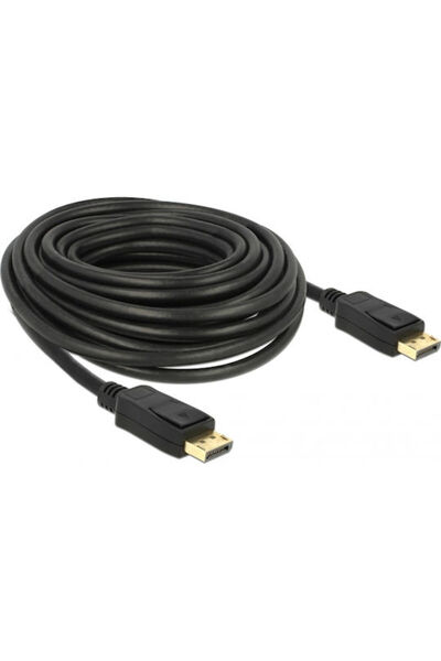 DELOCK Καλώδιο DisplayPort αρσενικό - DisplayPort αρσενικό 10μ Μαύρο (84862)