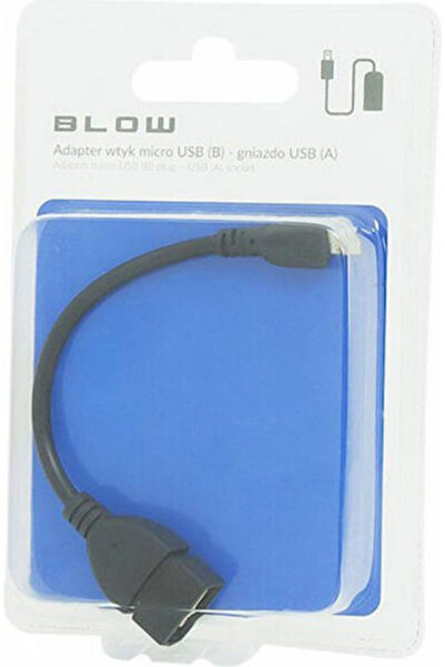Blow Μετατροπέας micro USB αρσενικό σε USB-A θηλυκό 1 τεμάχιο DM-837