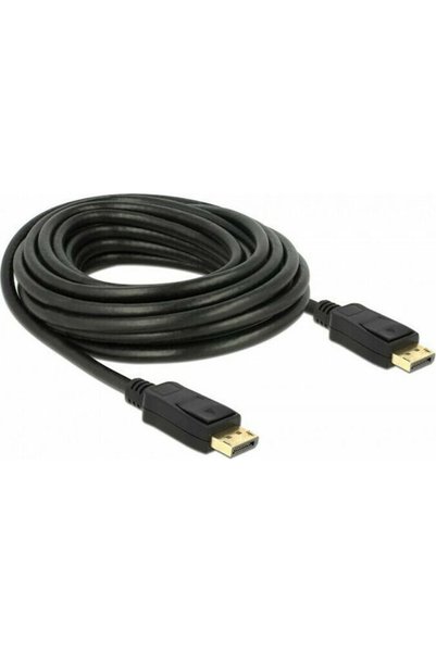 DELOCK Καλώδιο DisplayPort αρσενικό - DisplayPort αρσενικό 7μ Μαύρο (84860)
